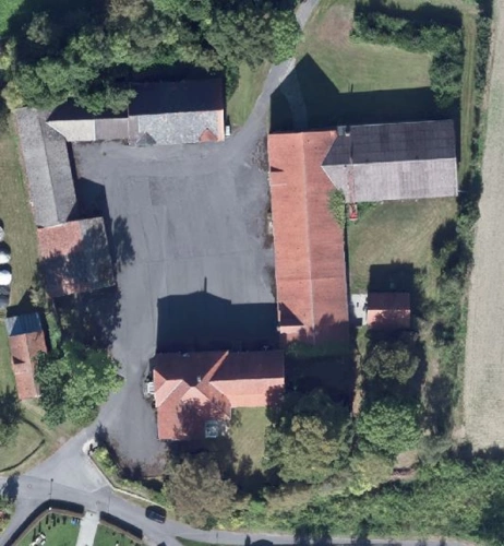 Luftbild Hofstelle
