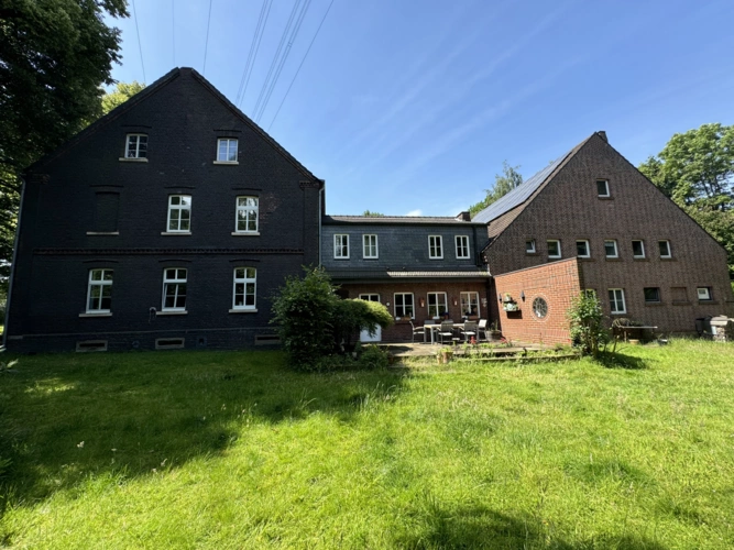 Rückansicht Haus 1, 2, 3